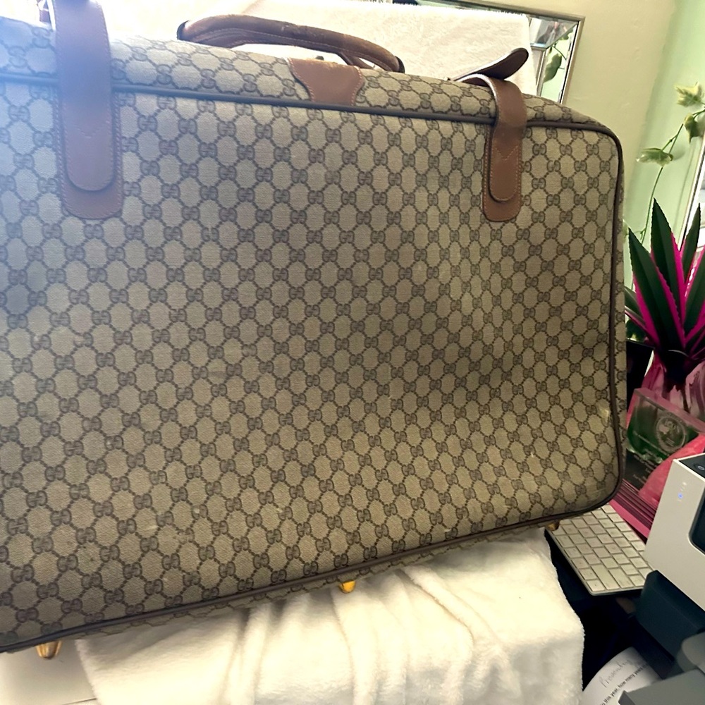 Vintage Gucci suitcase